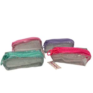 Cartuchera zipper pvc con brillo art.2003