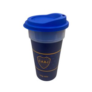 Vaso doble camisa Boca Juniors 530ml