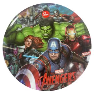 Plato de melamina infantil avendgers