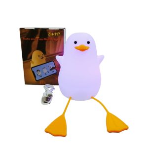Lampara de silicona pato