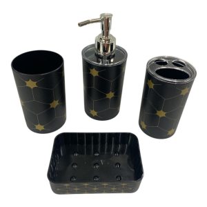 Set de baño x4 pzas art.yw4981