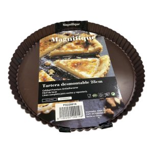 Tartera acanalada desmontable 28cm art.fg220014