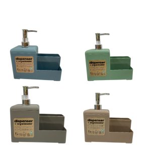 Dispenser para detergente + organizador plastico