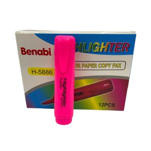 Resaltador fluo fucsia x12 art.25812