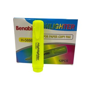 Resaltador fluo amarillo x12 art.25812