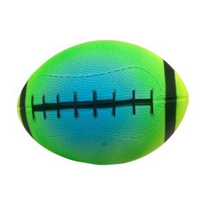 Pelota de rugby goma fluo 9" art.304458