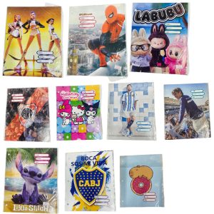 Separador de materias x6 personajes