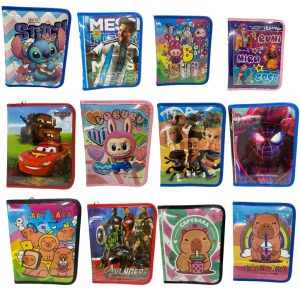 Cartuchera 1 cierre personaje plastificado