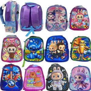 Mochila de espalda 14" 2 cierres x12 art.1950-20