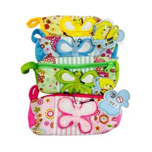 Cartuchera de peluche mariposa art. A5019