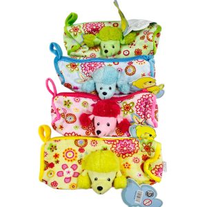 Cartuchera de peluche caniche art.A5020
