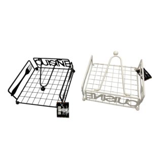 Servilletero negro cuisine con alambreart.003-0112