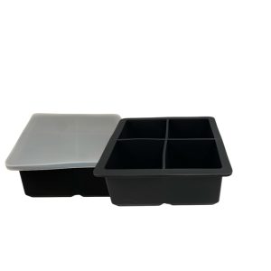 Cubetera de silicona con tapa x4 art.003-51215