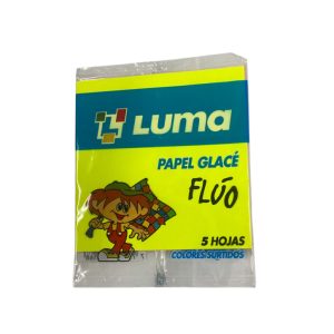 Papel glace x5 fluo art.4952