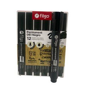 Marcador permanente filgo art.061 negro