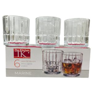 Vasos de whisky Rine  x6 310 cc art.304242