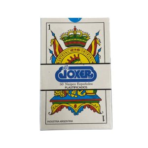 Naipe espa&ntilde;ol x50 plastificado Joker art.450