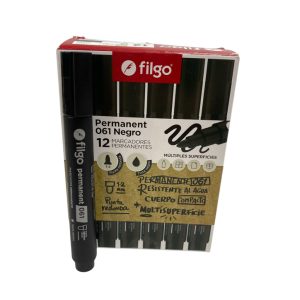 Marcador permanente filgo art.061 negro