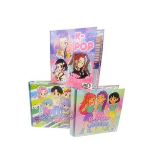 Carpeta 3 anillos cartonee K-pop art.571112