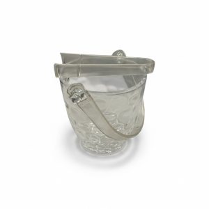 Hielera de vidrio con pinza acrilica art.54509