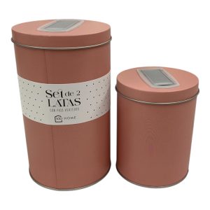 Latas cilindricas x2 art.lt3509