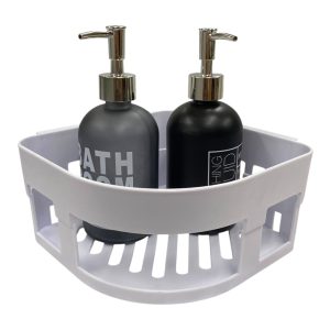 Rack triangular de ducha plastico art.so100248