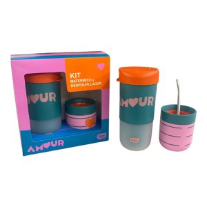 Kit despolvillador + mate termico Quo art.6091