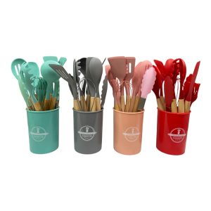 Set de utensilios de cocina de silicona x9 art.pp5