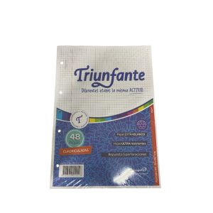 Repuesto triunfante x48 h cuadriculado oficio