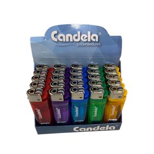 Encendedor candela transparente piedra x25 art459